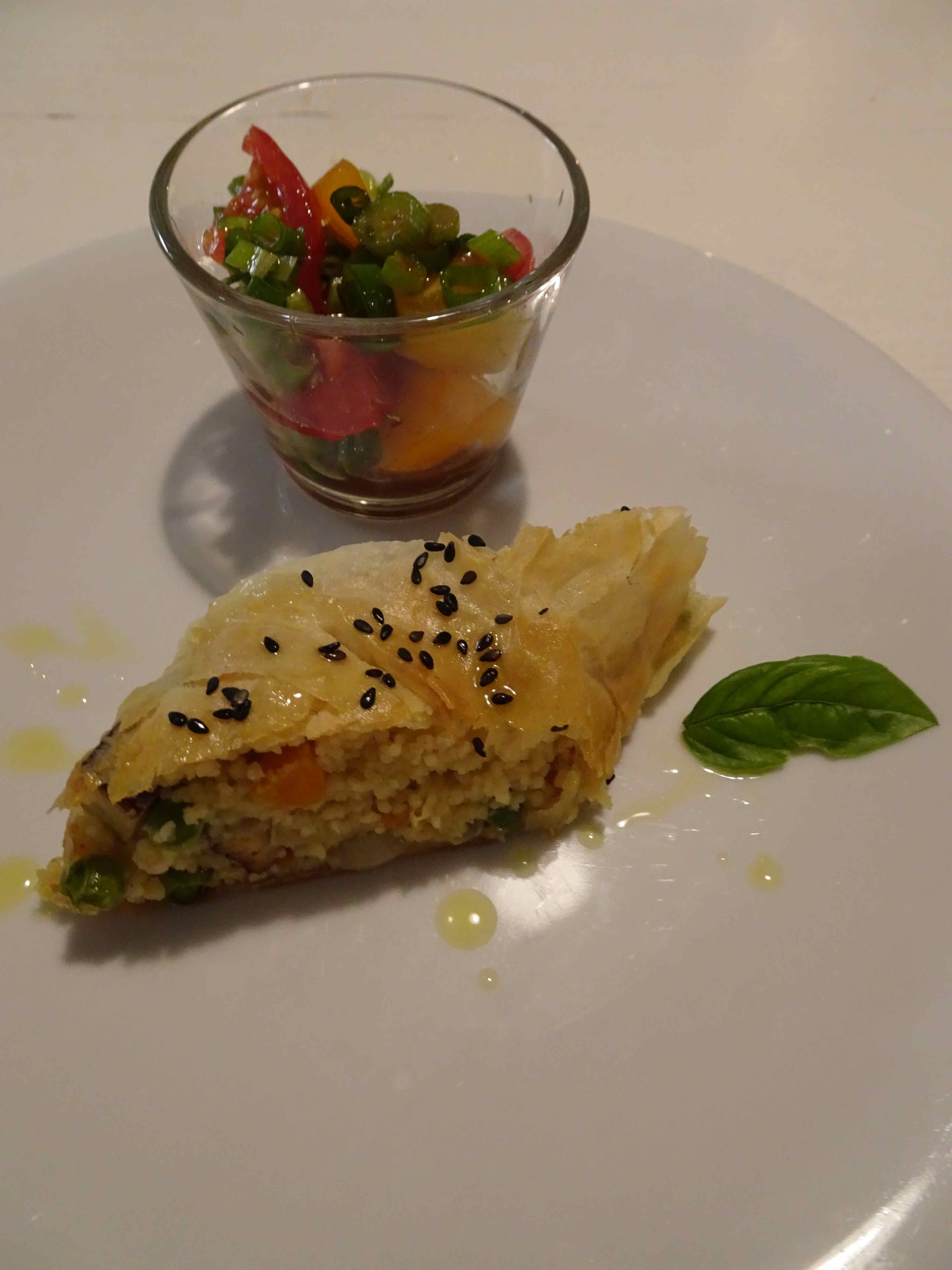 Couscous Strudel mit Gemüse – Ernährungscoach 4 you